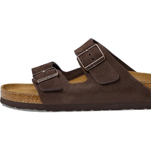 NEW Birkenstock Arizona Desert Buck Brown Sandals Unisexed 42 R Mens 9 Womens 11